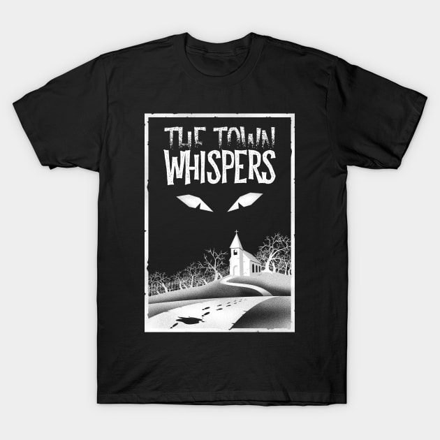 RQ Network: The Town Whispers T-Shirt by Rusty Quill